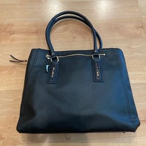 Stella & Dot black tote bag